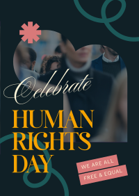 Celebrating Human Rights Poster