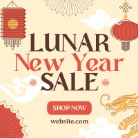 Lunar New Year Sale Instagram Post