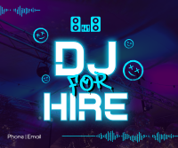 Hiring Party DJ Facebook Post