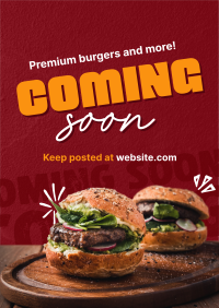 Burgers & More Coming Soon Flyer