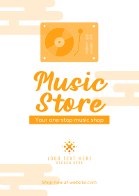 Premium Music Store Poster