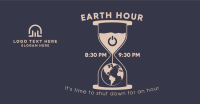 Earth Hour Glass Facebook Ad