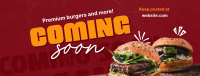 Burgers & More Coming Soon Facebook Cover