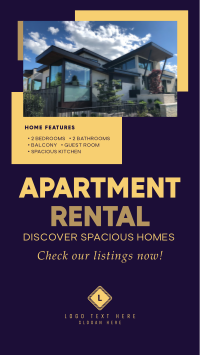 Apartment Rental Real Estate Instagram Story