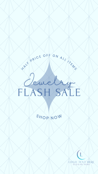 Elegant Jewelry Flash Sale Facebook Story