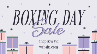 Boxing Day Presents Animation Image Preview