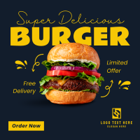 The Burger Delight Instagram Post