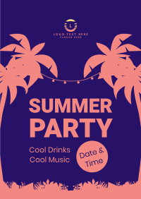 Summer Night Party Poster