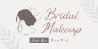 Bridal Makeup Twitter Post