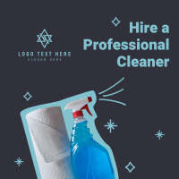 Discounted Professional Cleaners Instagram Post