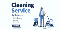 Professional Cleaner Services Twitter Post