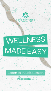 Easy Wellness Podcast Instagram Story Design