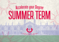 Advanced Summer Classes Postcard