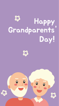 Grandparents Day Illustration Greeting Instagram Story