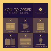 Minimalist Order Guide Instagram Post