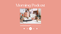 Morning Podcast Zoom Background