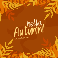 Hello Cozy Season Instagram Post Design