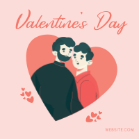 Valentine Couple Instagram Post Design