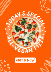 Vegan Pizza Flyer