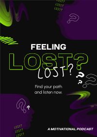 Lost Motivation Podcast Flyer