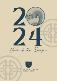 Dragon New Year Poster