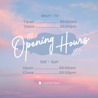 Opening Skies Instagram Post Design