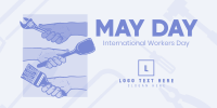 Hand in Hand on May Day Twitter Post