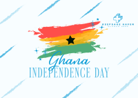 Happy Ghana Day Postcard Image Preview