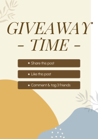 Organic Leaves Giveaway Mechanics Flyer