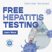Textured Hepatitis Testing Linkedin Post Image Preview