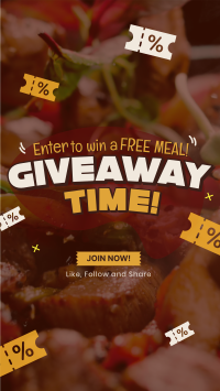 Food Voucher Giveaway Instagram Reel