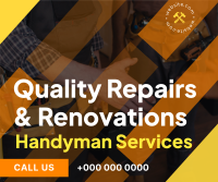 Quality Repairs Facebook Post Design