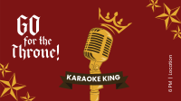 Karaoke King Facebook Event Cover