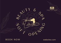 Spa Soft Opening  Postcard