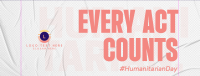 Modern World Humanitarian Day Facebook Cover