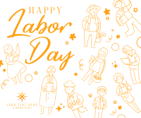 Labor Day  celebration Facebook Post