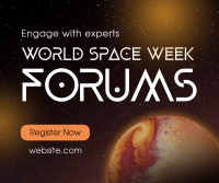 Space Week Forums Facebook Post