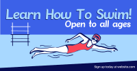 Summer Swimming Lessons Facebook Ad