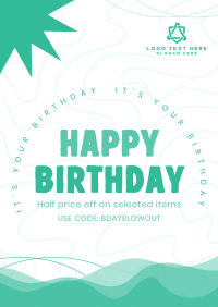 Liquid Birthday Promo Flyer