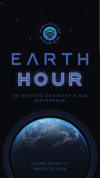 60 Minutes Earth Instagram Story