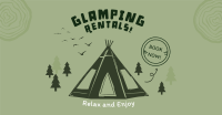 Weekend Glamping Rentals Facebook Ad