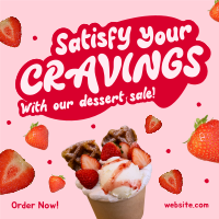 Dessert Cravings Instagram Post Design