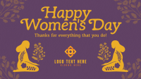 Rustic International Women's Day Facebook Event Cover