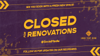 Generic Closed for Renovations Facebook Event Cover