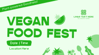 Blocky Vegan Food Fest Facebook Event Cover