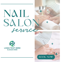 Boho Nail Salon Linkedin Post