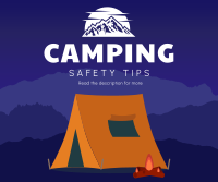 Safety Camping Facebook Post