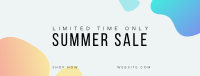 Summer Sale Puddles  Facebook Cover