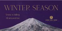 Winter Season Twitter Post