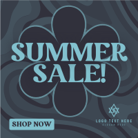 Groovy Summer Sale Instagram Post